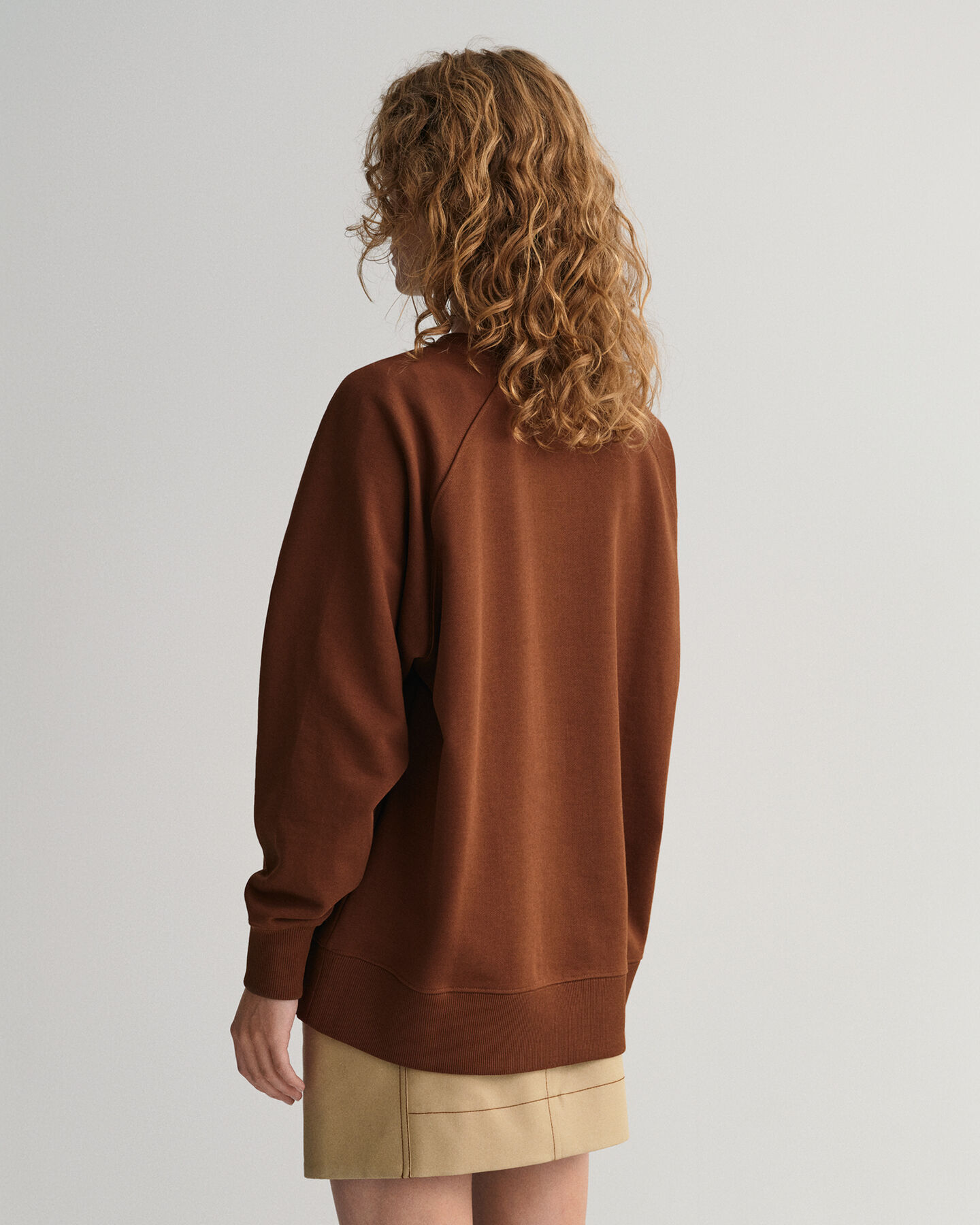 Oversized GANT USA Crew Neck Sweatshirt