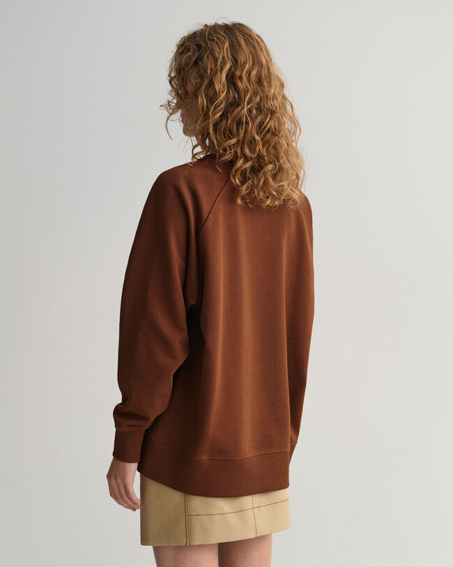 Oversized GANT USA Crew Neck Sweatshirt