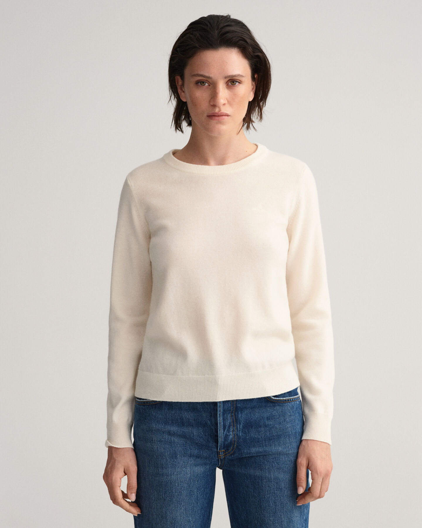 Super Fine Lambswool Crew Neck Sweater