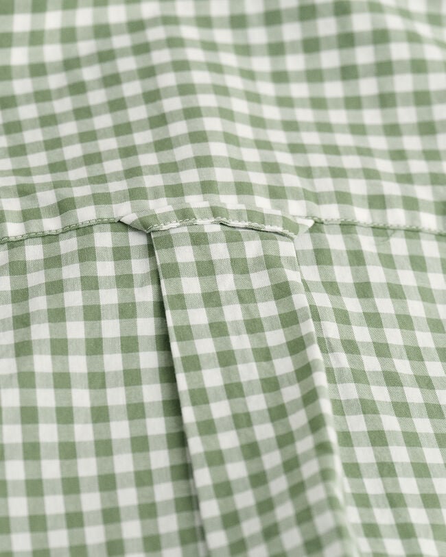 Regular Fit Gingham Broadcloth Shirt