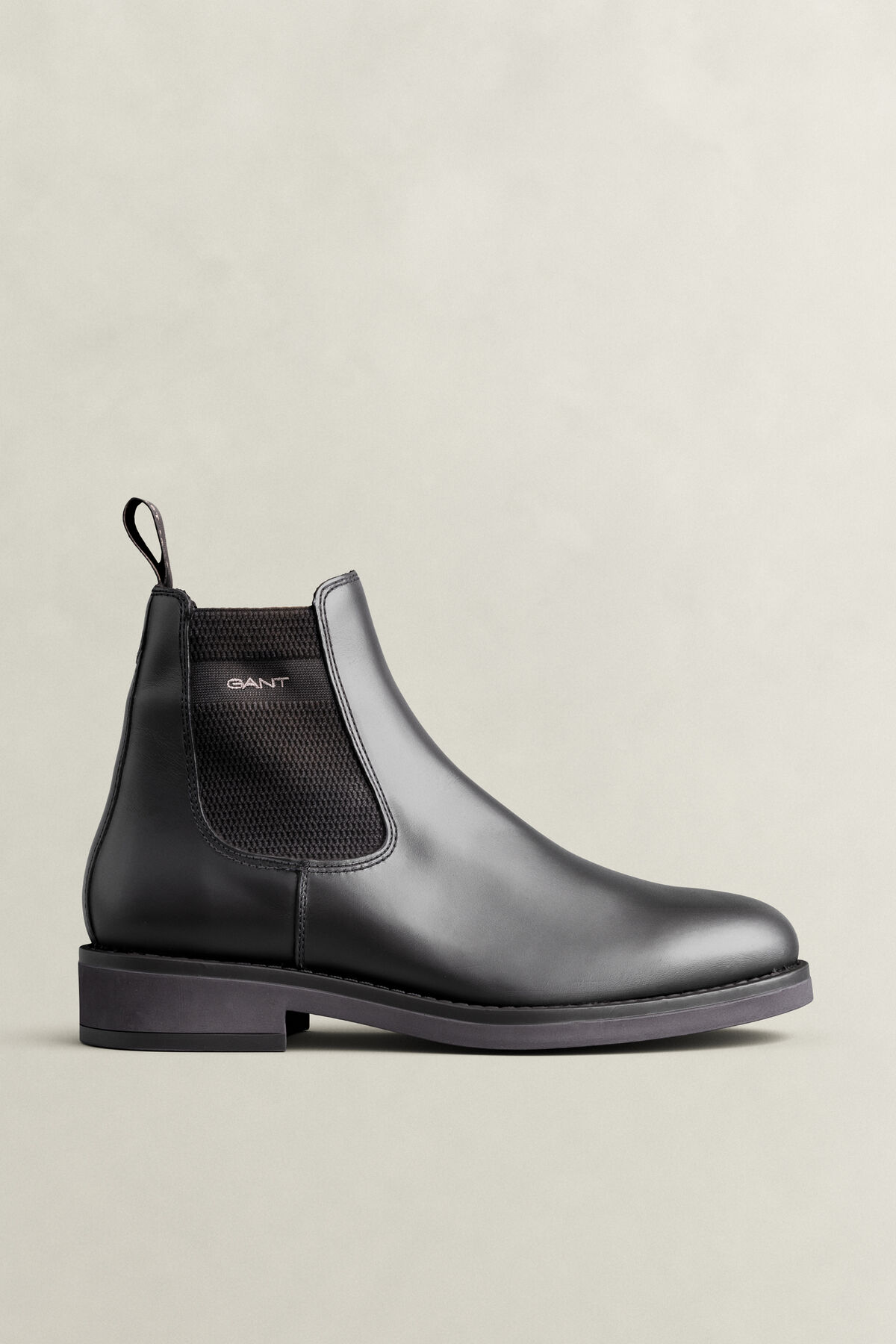 Prepdale Leather Chelsea Boots — BLACK