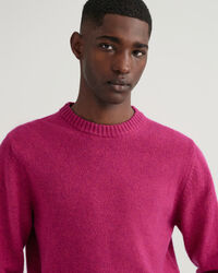Brushed Wool Crew Neck Sweater