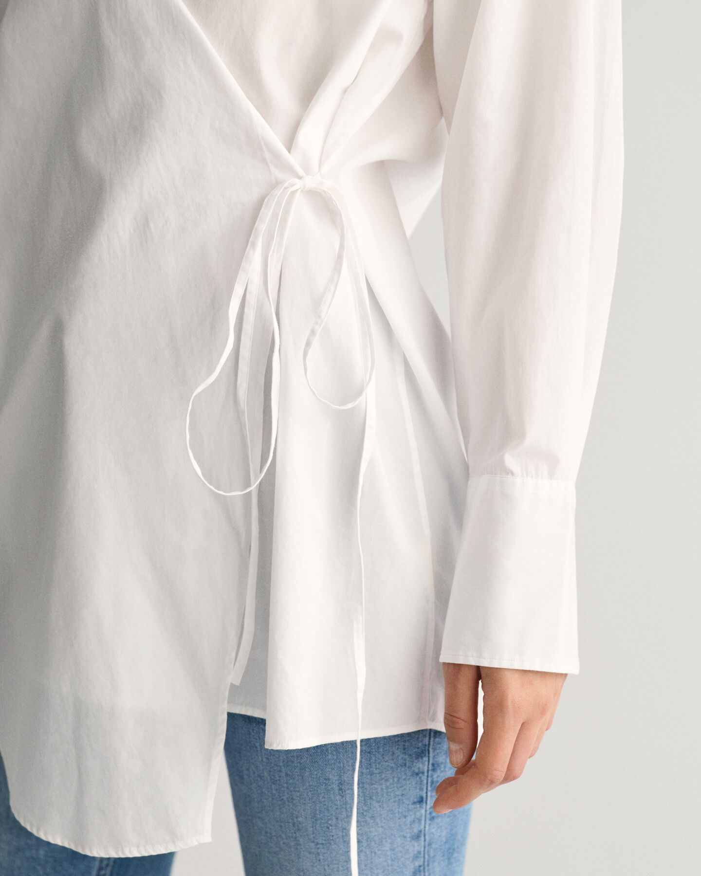 Oversized Wrap Shirt