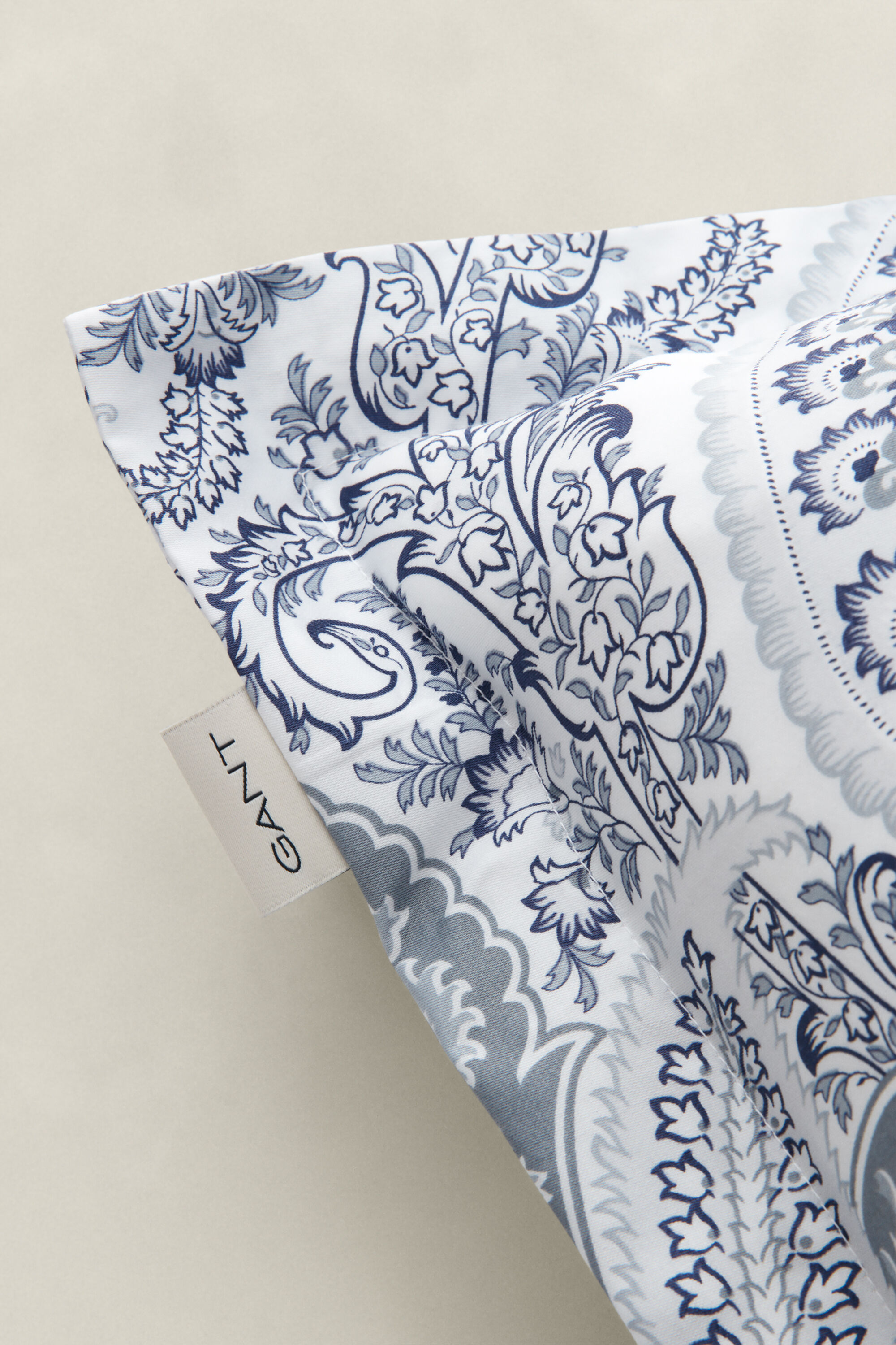Key West Paisley Pillowcase — HEATHER GREY