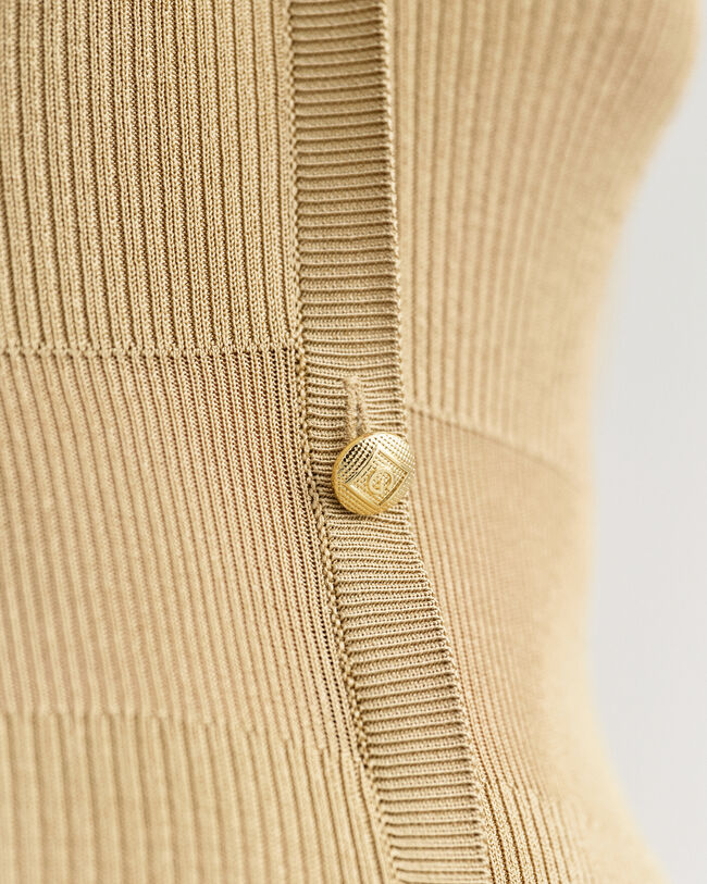 Ribbed Cardigan Dress