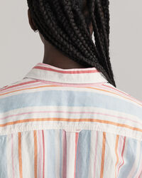 Multistripe Shirt Dress