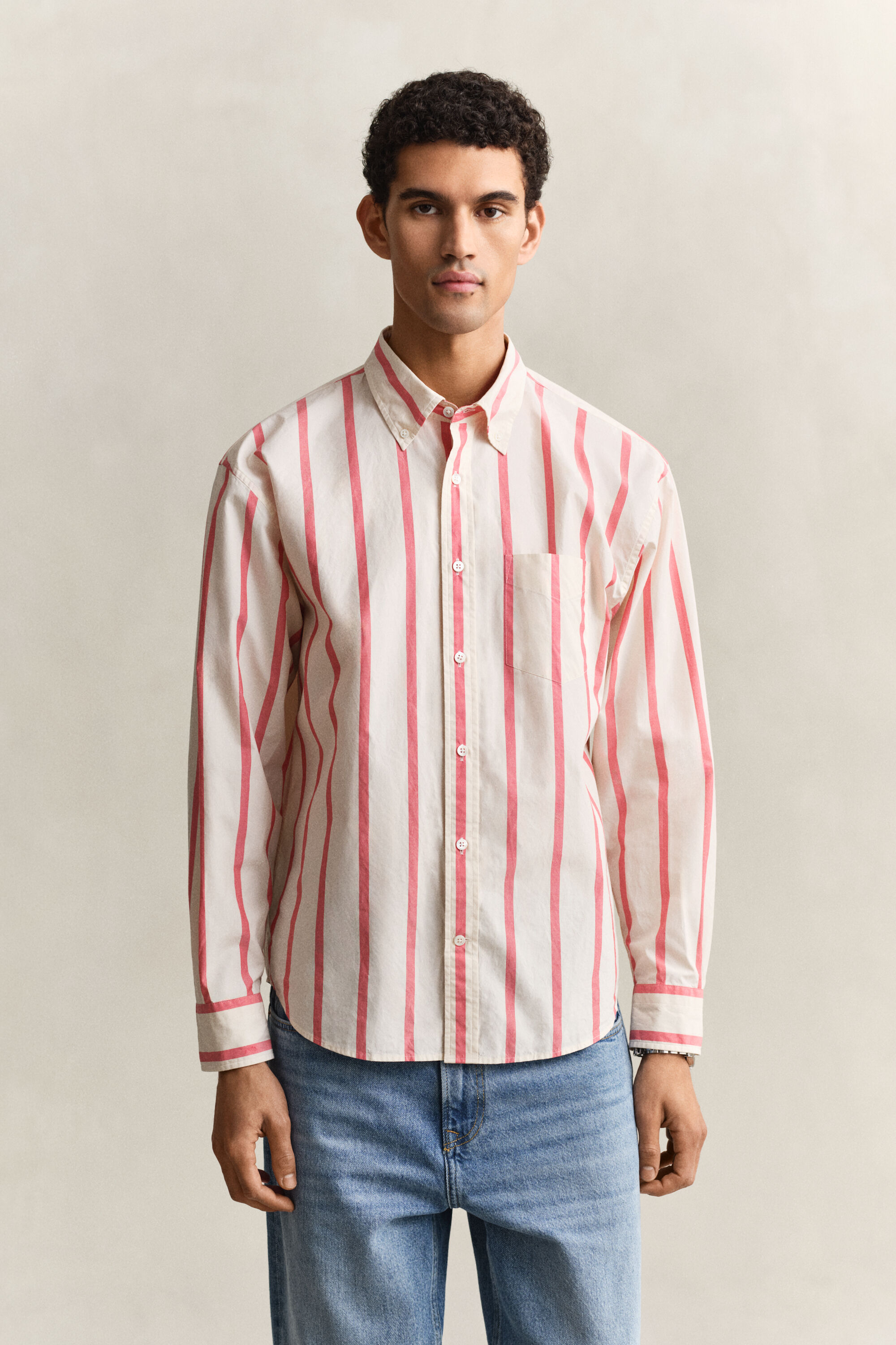 Striped Heritage Poplin Shirt