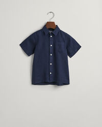 Kids Linen Short Sleeve Shirt