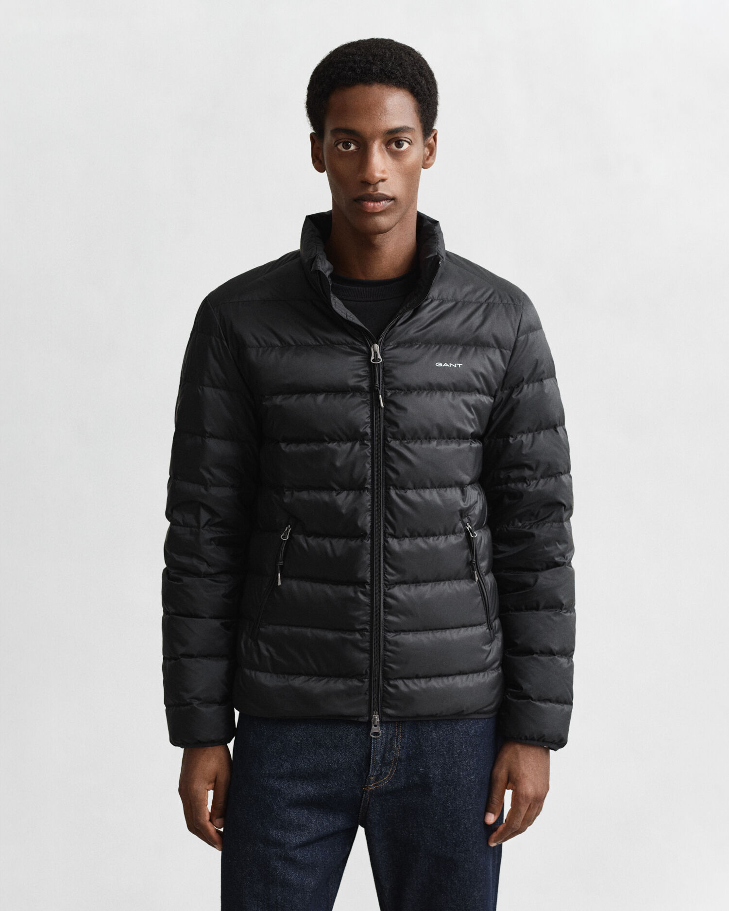Light Down Jacket — BLACK