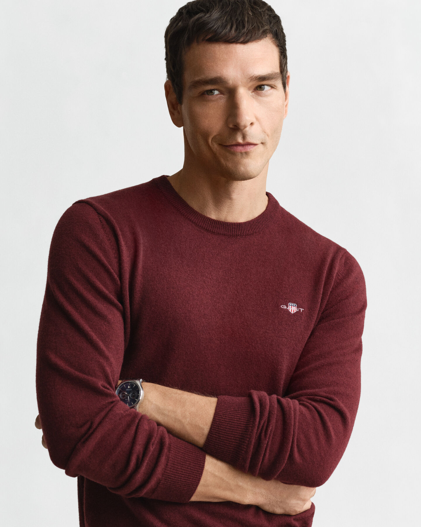 Superfine Lambswool Crew Neck Sweater