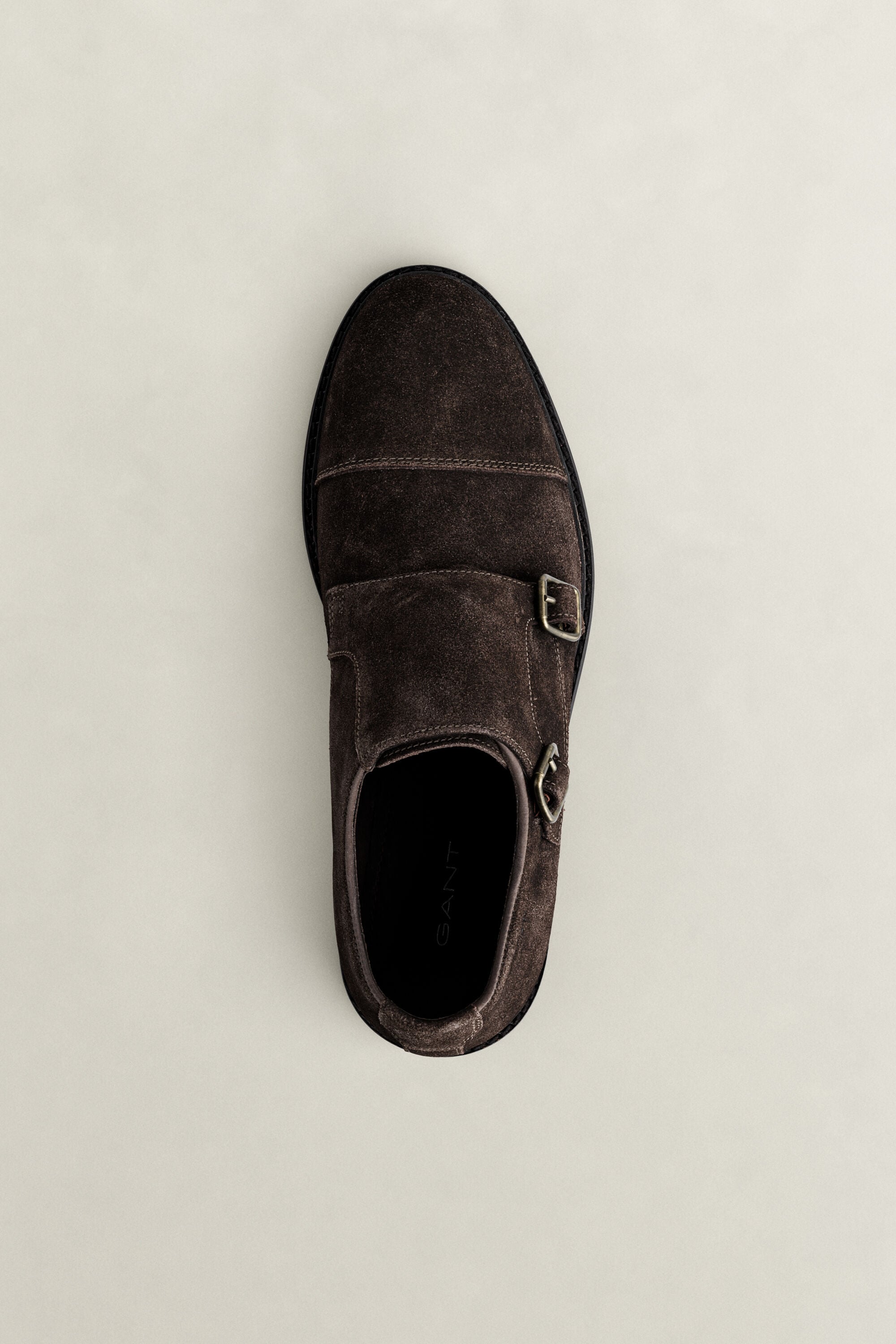 Bidford Suede Derby Shoes — DARK BROWN