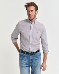 Regular Fit Striped Classic Poplin Shirt
