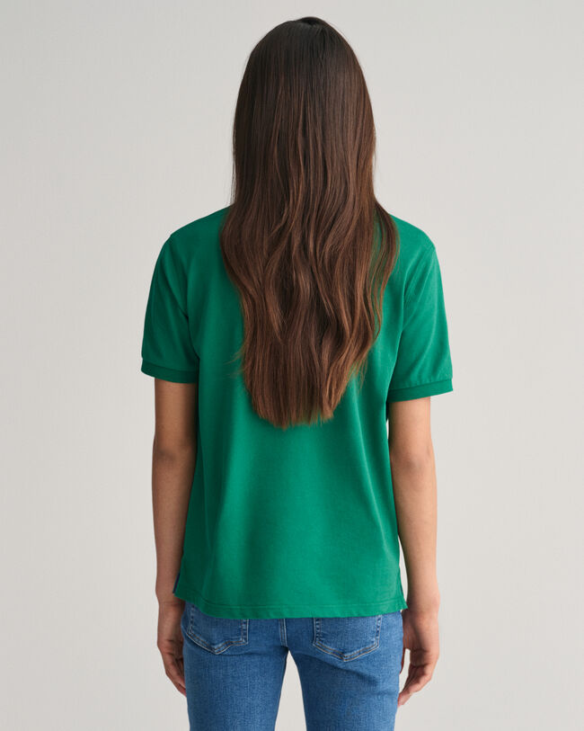 Teens Contrast Piqu&eacute; Polo Shirt