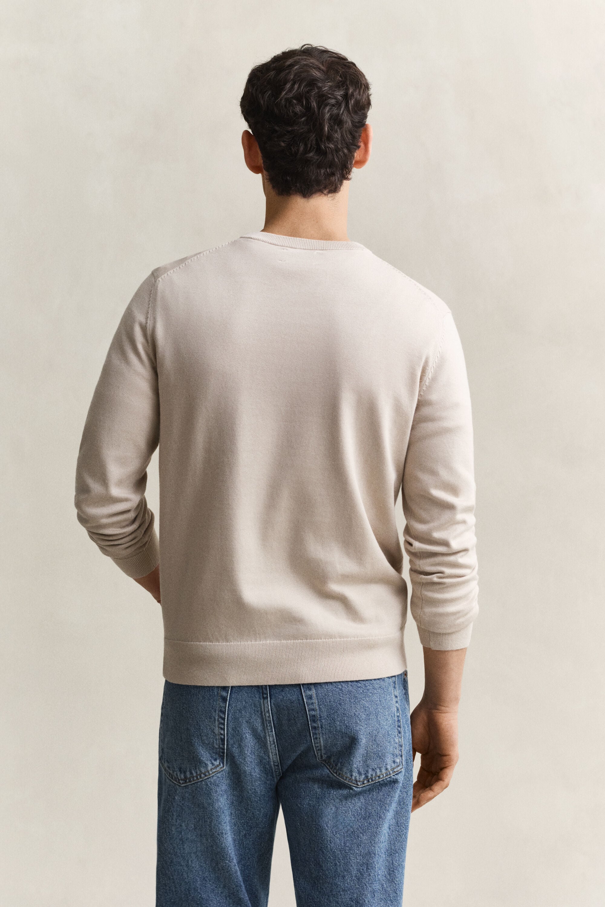 Classic Cotton Crew Neck Sweater