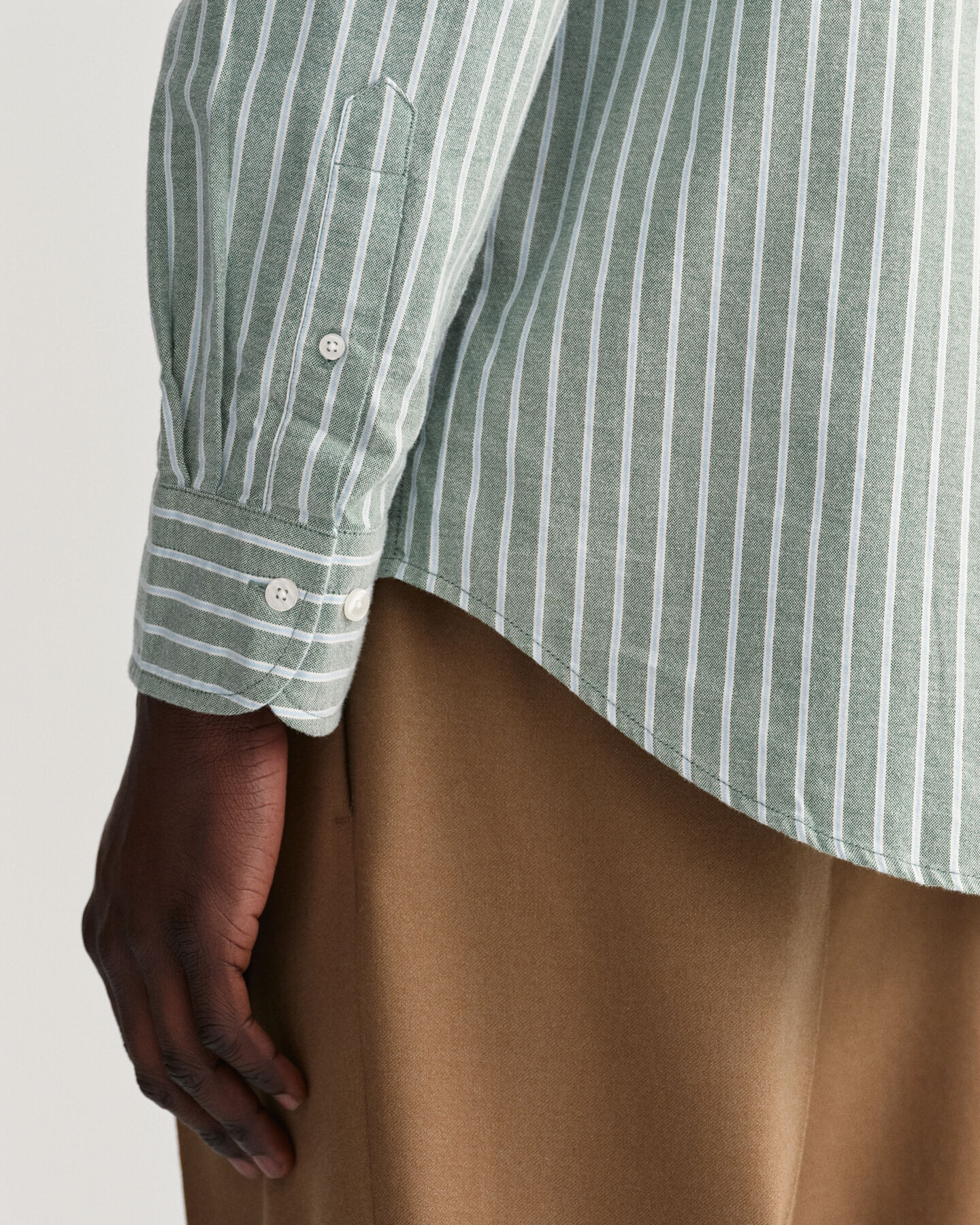 Regular Fit Light Oxford Stripe Shirt