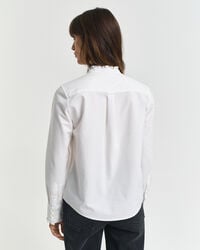 Classic Oxford Frill Blouse
