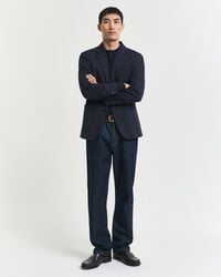 Slim Fit Two-Toned Jersey Piqué Blazer