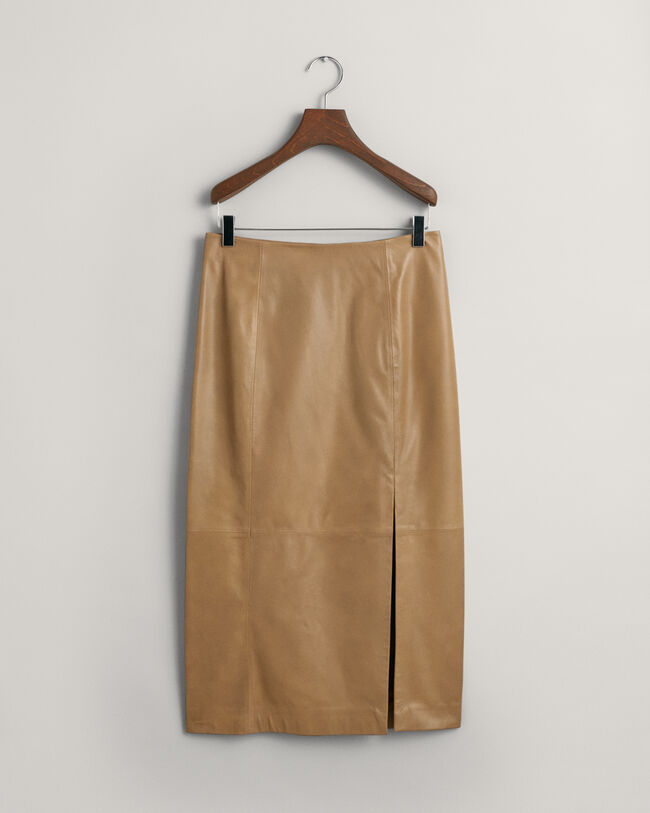 Leather Pencil Skirt