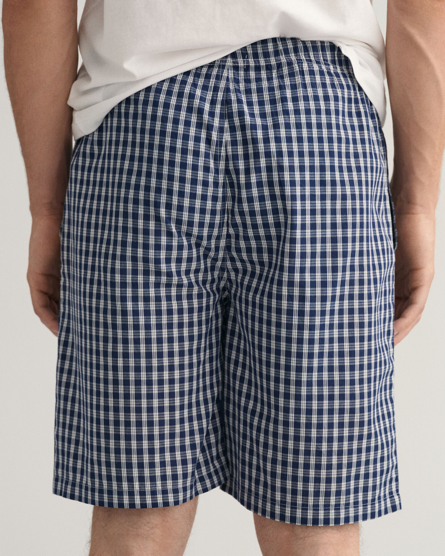 Micro Check Pajama Shorts