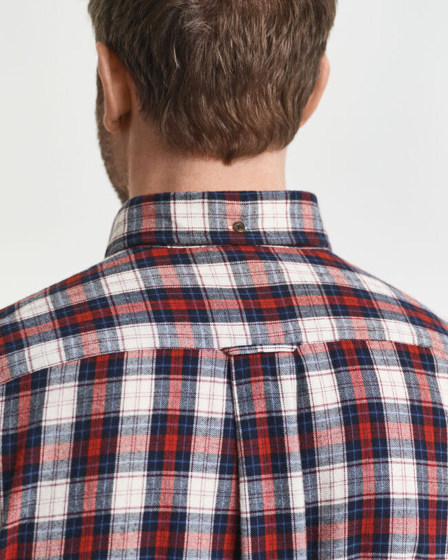 Regular Fit Checked Windblown Flannel Shirt