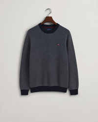 Light Texture Crew Neck Sweater