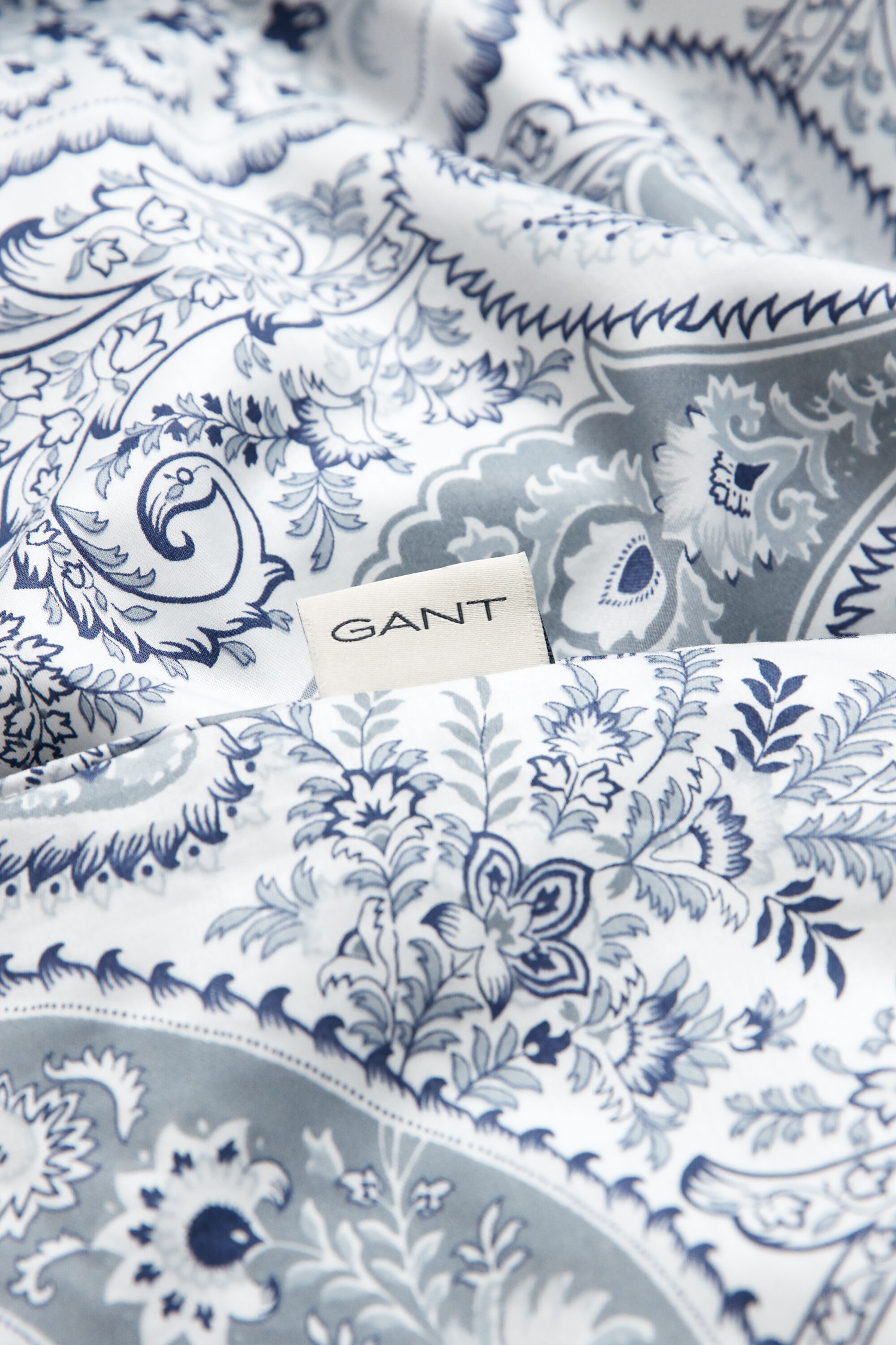 Key West Paisley Double Duvet — HEATHER GREY
