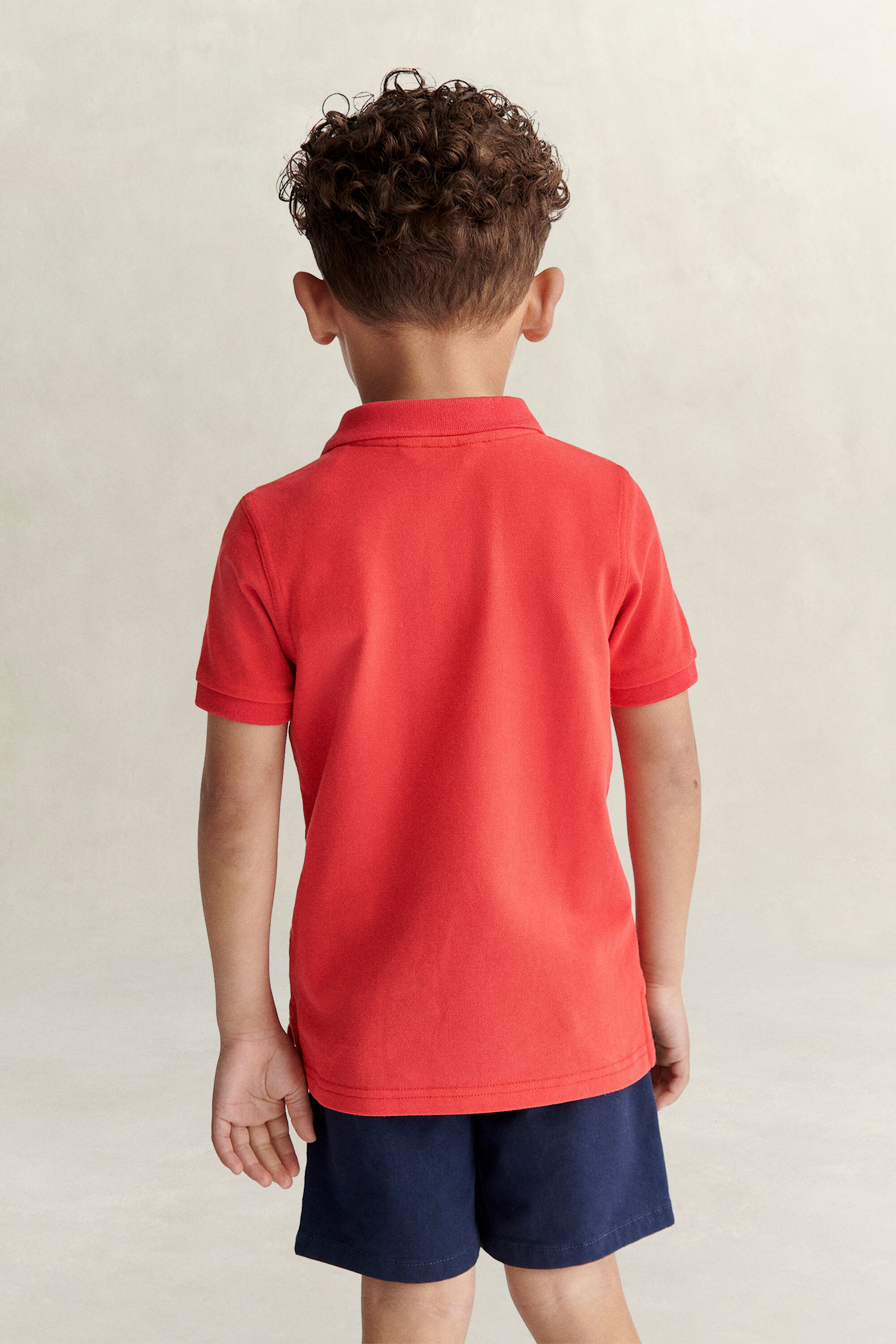 Kids Shield Piqué Polo Shirt