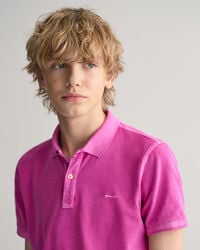 Teens Sunfaded Piqu&eacute; Polo Shirt