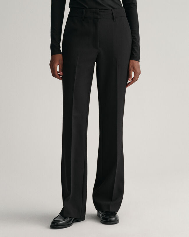 Slim Fit Flared Slacks