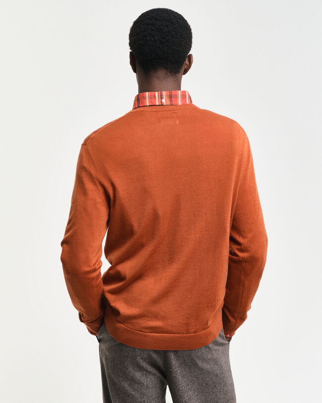 Extra Fine Merino Wool V-Neck Sweater