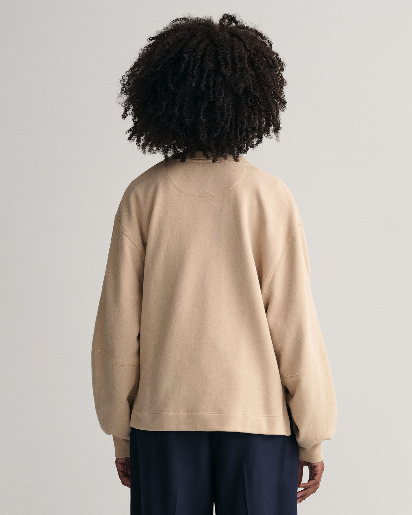 Logo Volume Sleeve Sweatshirt