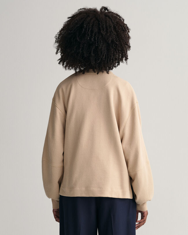 Logo Volume Sleeve Sweatshirt