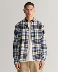 Regular Fit Plaid Flannel Checked Shirt