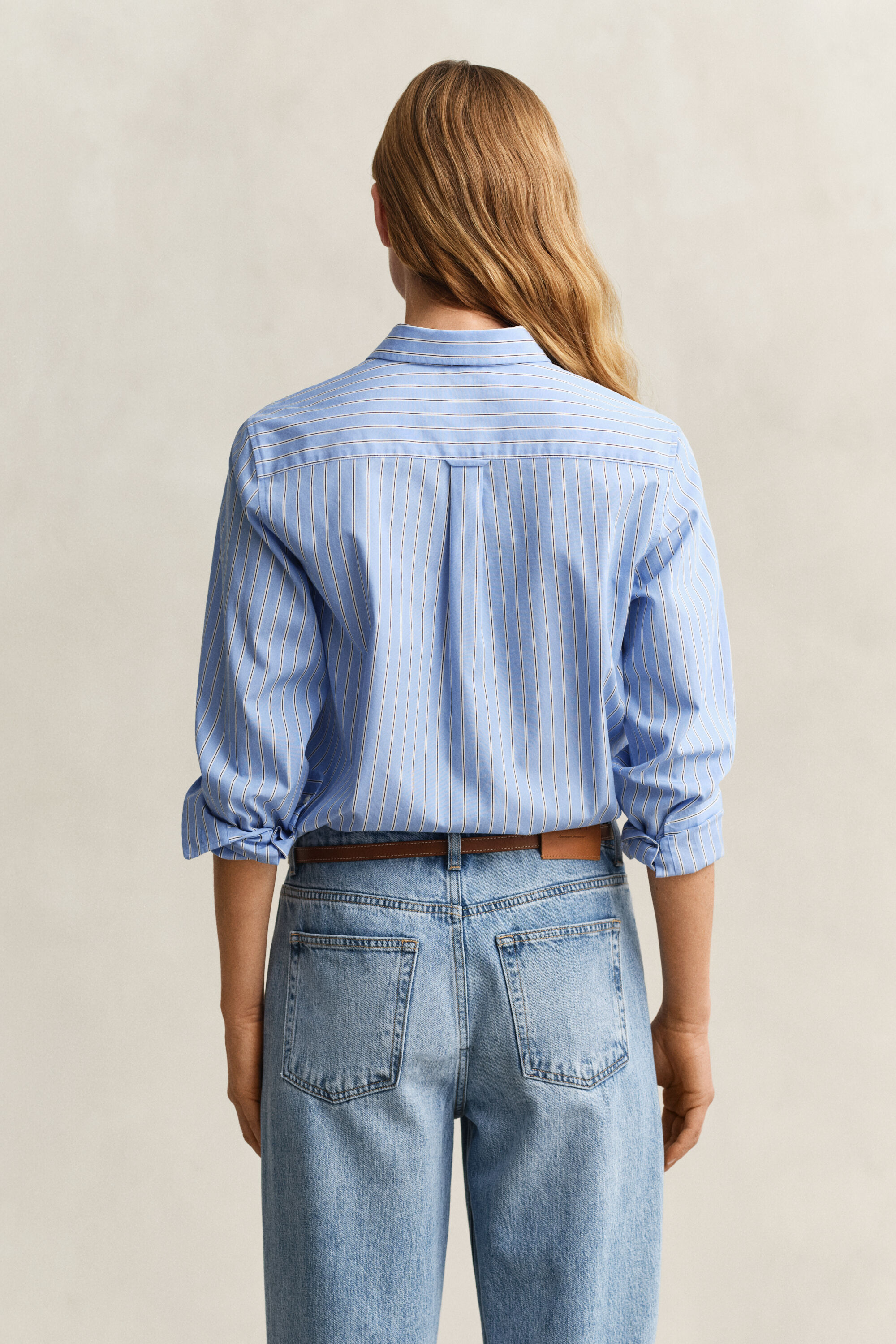 Regular Fit Classic Striped Poplin Shirt
