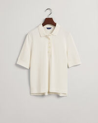 Detail Collar Piqué Polo Shirt