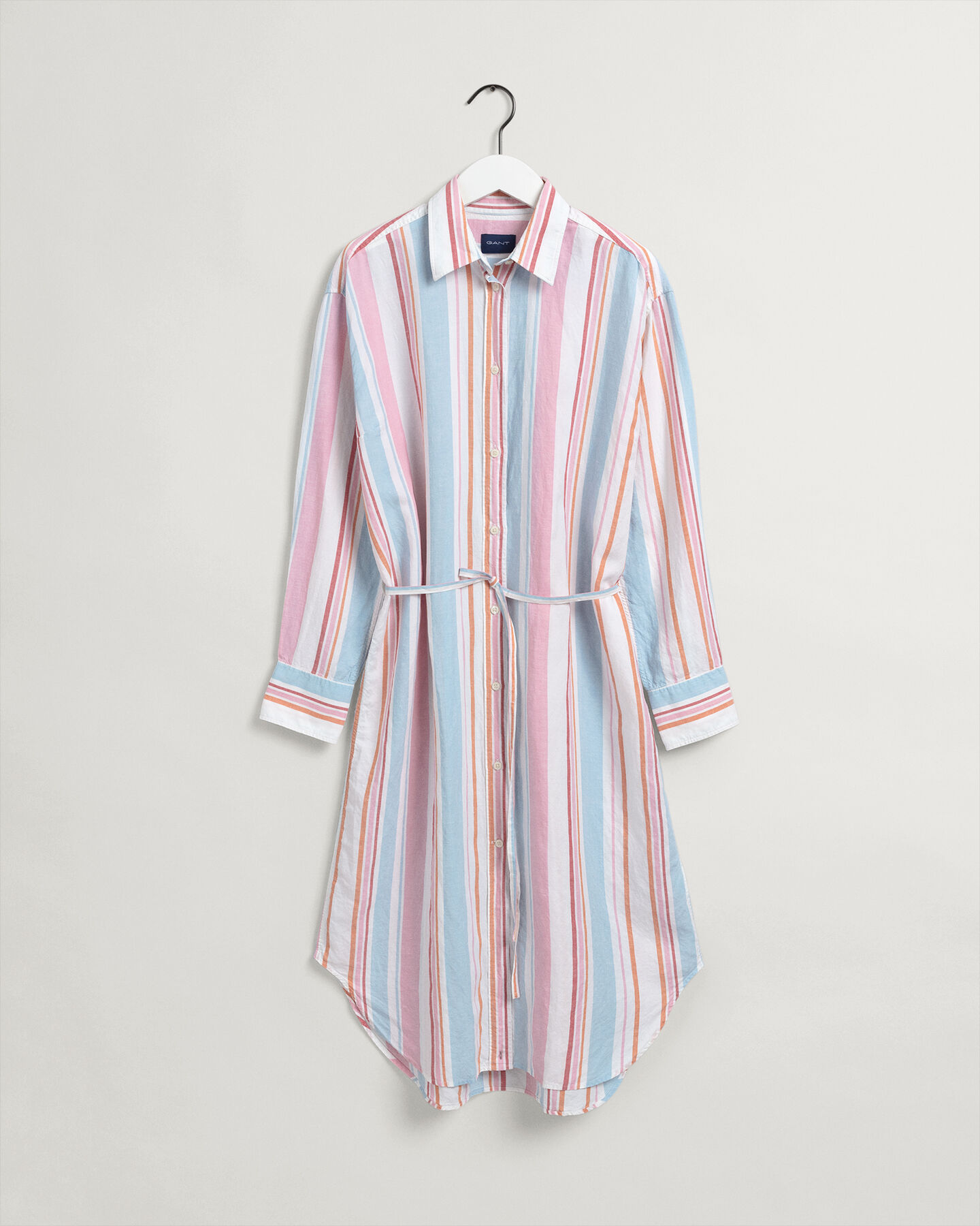 Multistripe Shirt Dress