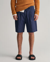 Cotton Linen Suit Shorts