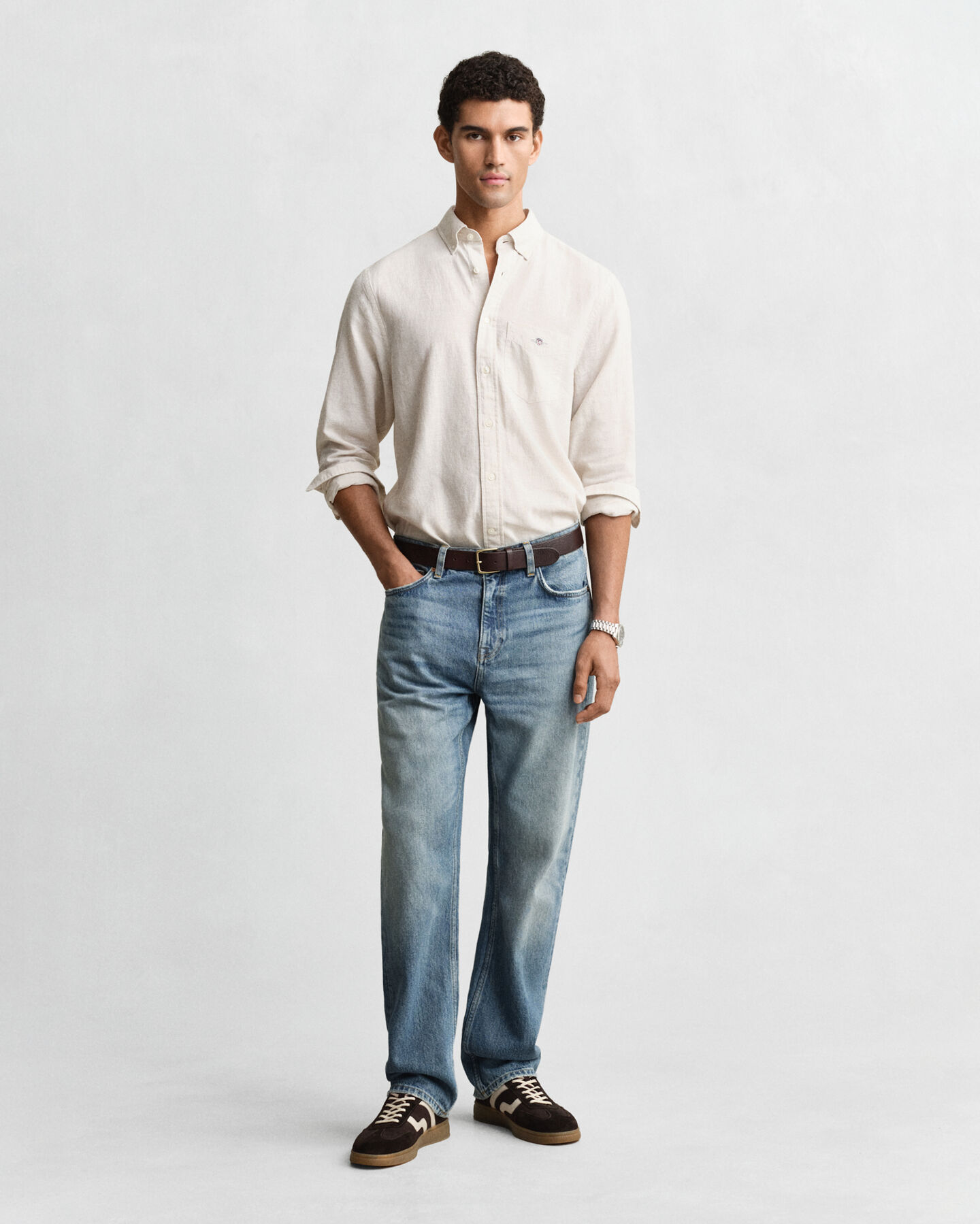 Regular Fit Cotton Linen Shirt