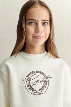 Teen Girls Graphic Sweatshirt — CREAM 4
