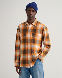 Relaxed Fit Shadow Check Shirt