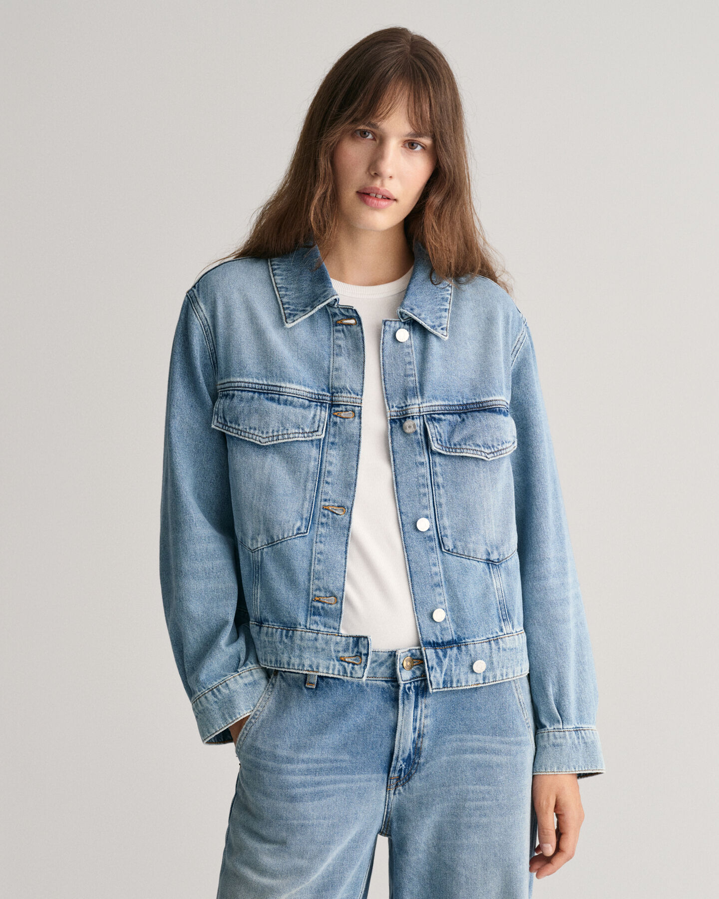 Cropped Denim Jacket