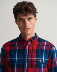 Regular Fit Plaid Flannel Shirt
