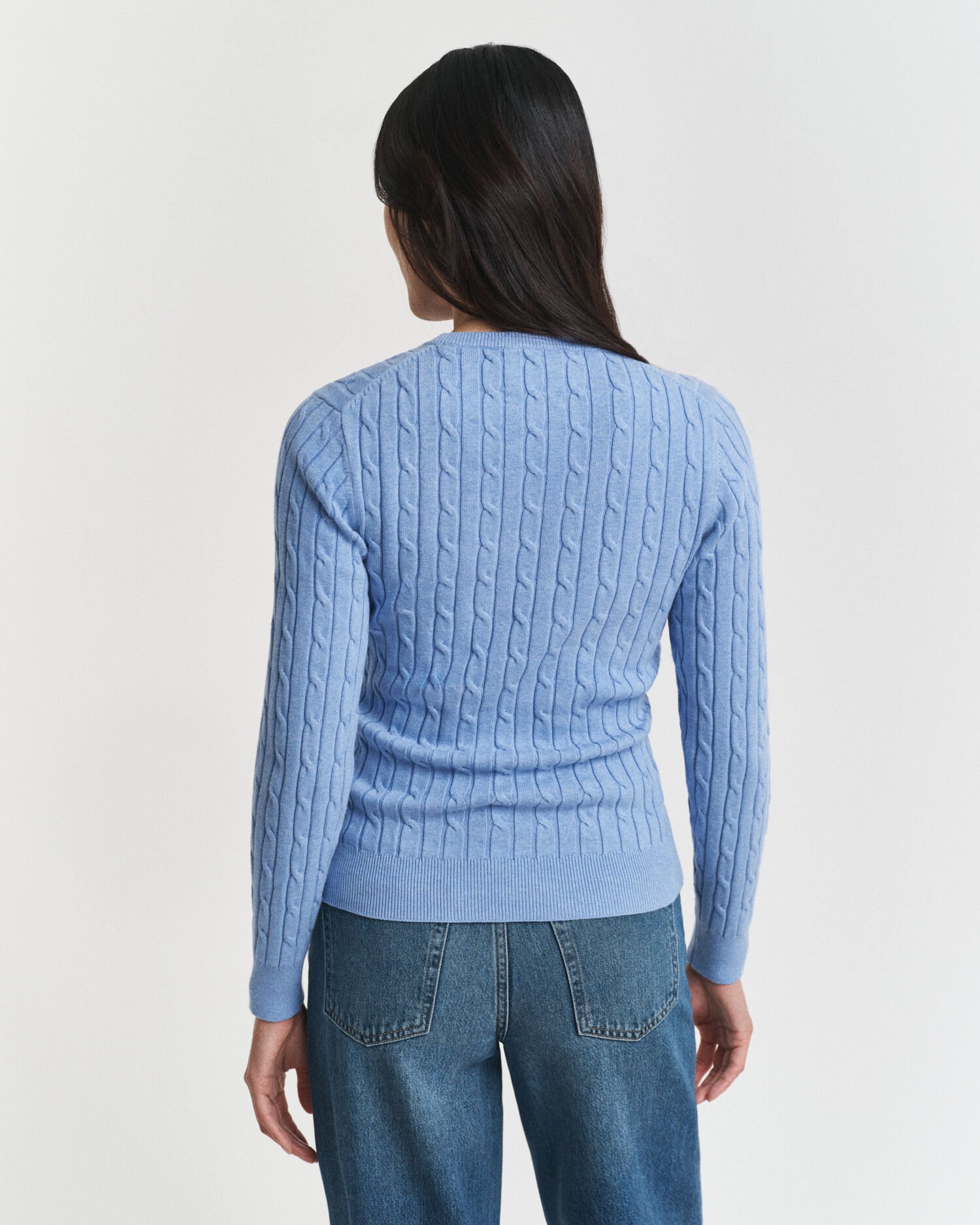 Cable Knit Crew Neck Sweater