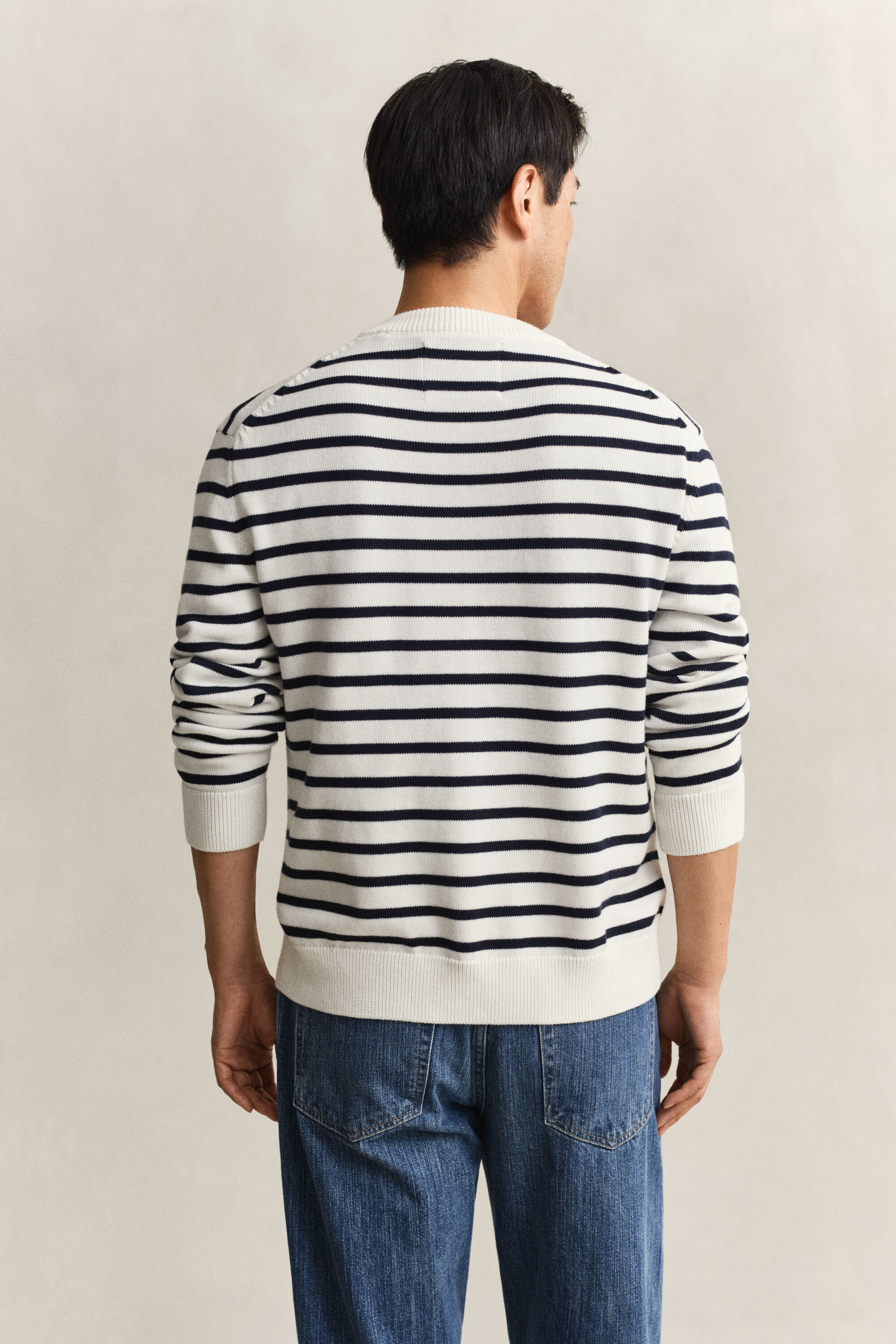 Breton Striped Graphic Sweater