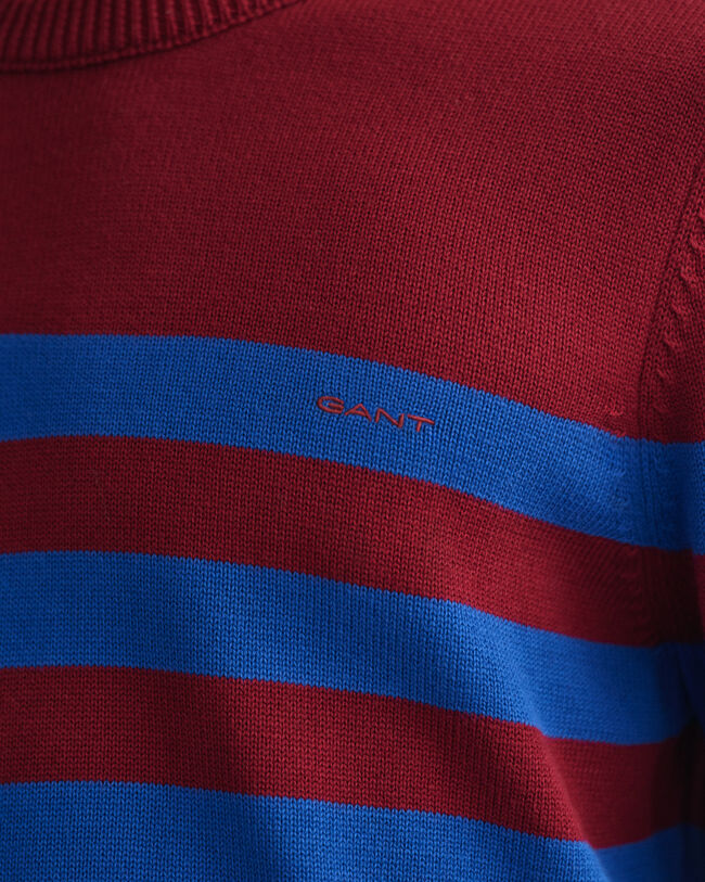 Breton Striped Crew Neck Sweater