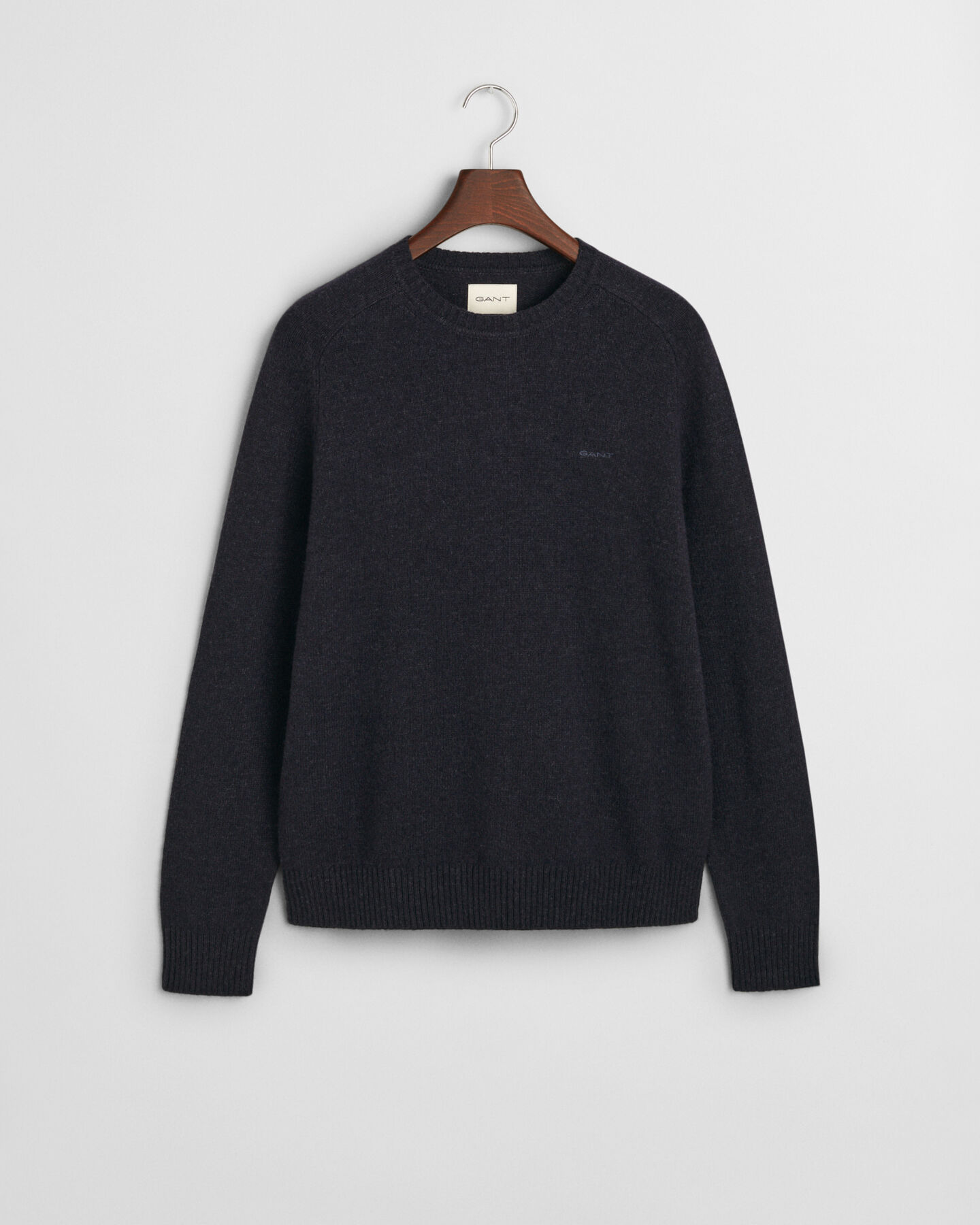 Wool Blend Crew Neck Sweater