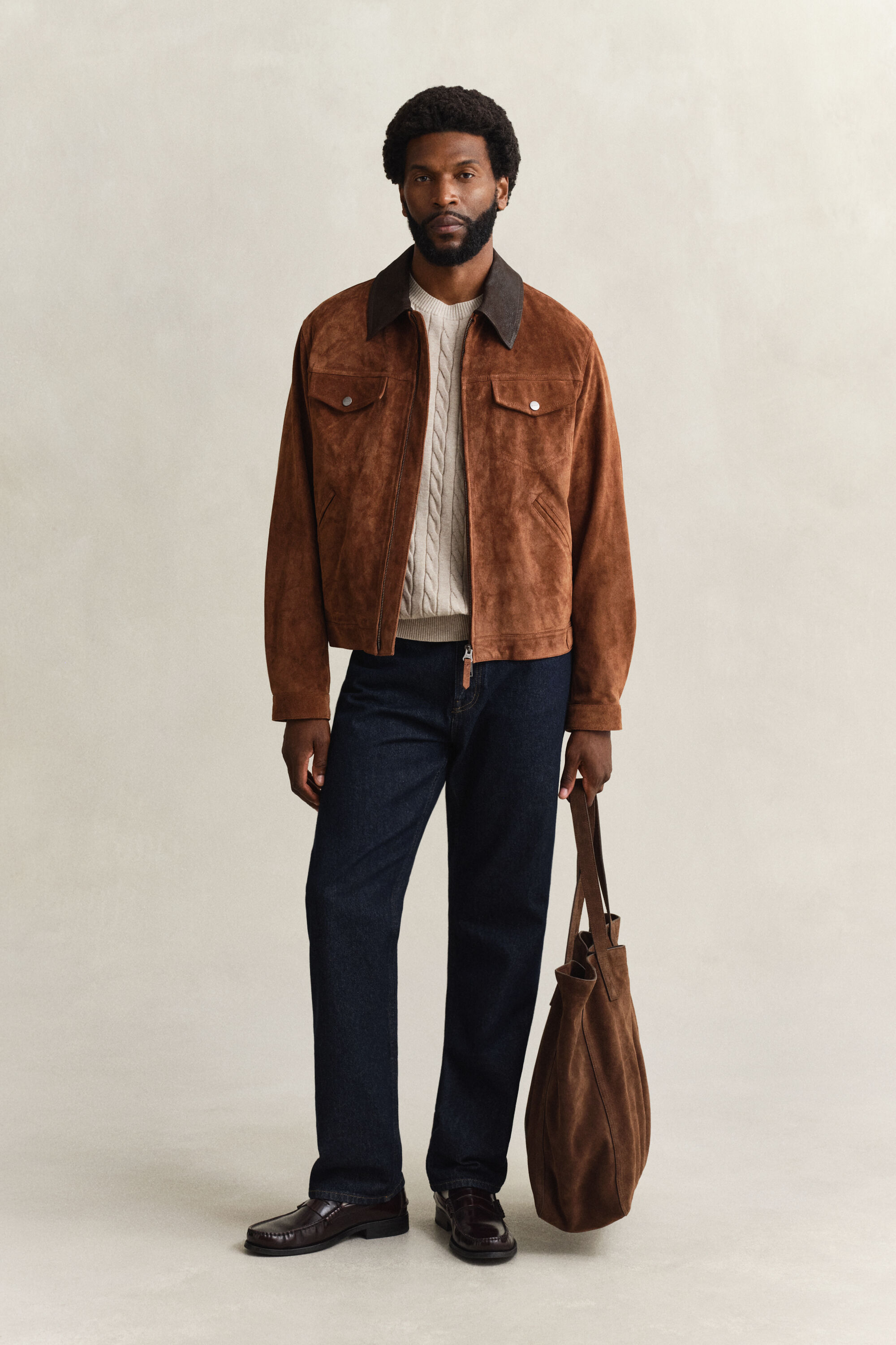 Cotton Cable Knit Short Sleeve Sweater