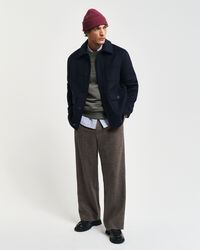 Embossed Crew Neck Sweatshirt