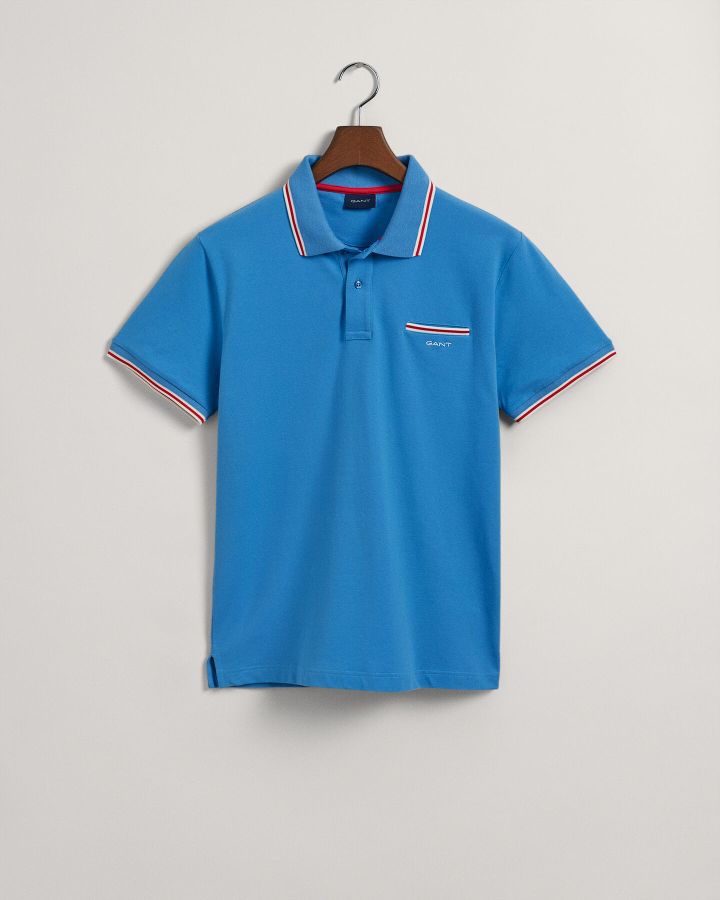 3-Color Tipped Piqu&eacute; Polo Shirt