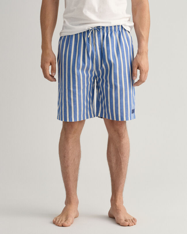 Oxford Stripe Pajama Shorts
